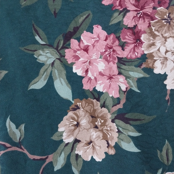 Vintage ANJU Woodridge Hydrangea Home Decor Fabric 54" x4 yds Cottagecore - Picture 5 of 5